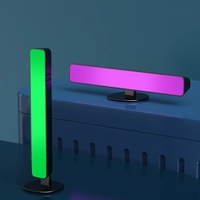 Ordinateur de bureau fond rvb lumière magique bureau pick-up lumières musique atmosphère lampe lumière intelligente esports atmosphère polaire