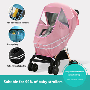 Housse de pluie pour poussette de bébé légère et portable Produit accessoire imperméable de protection garanti de qualité - Product Image 3