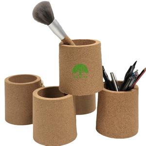 Juego de Portalápices de Corcho de 65 mm de Diámetro, Redondo, con Impresión de Logotipo, para Almacenamiento de Papelería y Regalo Personal - Product Image 1