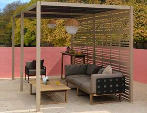 Lit en <span class=keywords><strong>aluminium</strong></span> <span class=keywords><strong>design</strong></span> <span class=keywords><strong>de</strong></span> luxe avec baldaquin Daylit d'extérieur avec baldaquin Chaise <span class=keywords><strong>de</strong></span> piscine transat pour complexe - Product Image 2