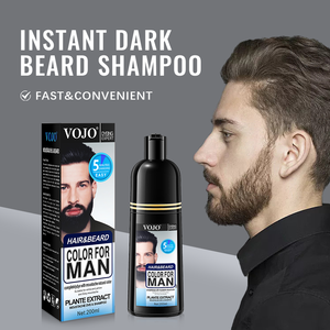 Tinta per <span class=keywords><strong>Barba</strong></span> Nera all'Olio di Argan Personalizzabile OEM per <span class=keywords><strong>Uomo</strong></span>, Colorazione Rapida in 10 Minuti, Tinta per Capelli Marrone Scuro 200ml, Colore a Lunga Durata - Product Image 3