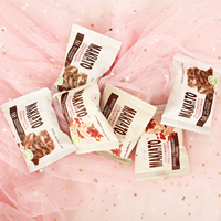 Vente directe du fabricant OEM de nougat de Taiwan, saveur chocolat, nougat croustillant