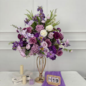 DKB Artificial Silk Flower Balls-Customizable Colors Sizes Handmade Realistic Wedding Christmas Centerpieces Durable Home/Party - Product Image 1