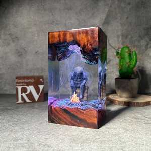 รูปปั้นอัศวินหัวหอมจากเกมดาร์กโซลส์  งานเรซิ่นพร้อมไฟตกแต่ง รุ่น DLB09 โมเดล 3 มิติ ของสะสมจากเกม - Product Image 2