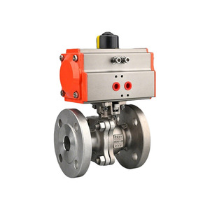 Vanne à boisseau sphérique pneumatique Q641F16P 1 pouce en acier inoxydable pour usage industriel de l'eau - Product Image 1