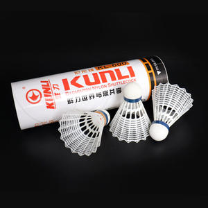 Badminton-Nylon-Federbälle, super haltbar, hochwertige Nylonbälle, 6 Stück Federbälle, Nylon-Badmintonbälle - Product Image 5