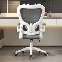 Chaise de bureau ergonomique en maille, réglable en hauteur, avec base pivotante, pour conférence, ordinateur, bureau à domicile, étude, confort pour une utilisation prolongée