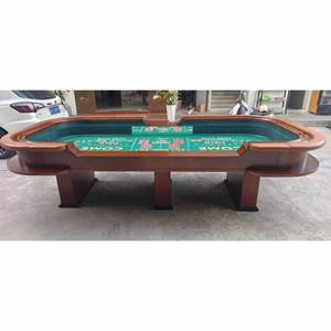 Mesa de Craps Personalizada de 96 Pulgadas, Mesa de Craps Estilo Casino de 10 Pies - Product Image 1