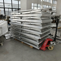 Support de scène en aluminium pliable à levage manuel sur mesure pour la jonction de scènes modulaires portables