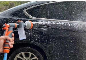 Kit ugello per tubo flessibile per irrigatore con pistola ad acqua da giardino ad alta pressione regolabile, cannone in schiuma per autolavaggio, distributore di sapone - Product Image 6