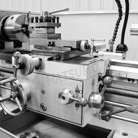 C6136D Mini tour à métaux horizontal Tournage et perçage manuels avec capacité de service moyenne