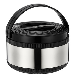 Ensemble de casseroles isothermes en acier inoxydable, 3 pièces, avec couvercle à clipser cylindrique, thermos de voyage, récipient de stockage alimentaire - Product Image 5