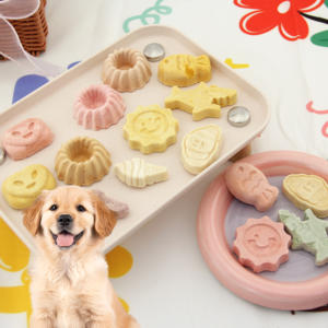 1kg el yapımı organik kedi ve köpek bisküvi toplu sevimli Donut aperatifler sağlıklı Pet eğitim davranır et bazlı gıda güvenli - Product Image 2