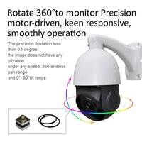 Caméra de surveillance extérieure PTZ ip WiFi hd 1080 p, dispositif de sécurité sans fil, étanche IP66, avec Zoom optique x30 et Audio bidirectionnel, enregistrement carte SD