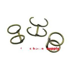 EWANG Wholesale 2 Holes Calendar Ring Metal Binder Clip Rings for Book Binding - Product Image 1