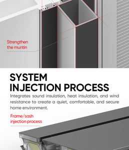 Fanchen DK8 Série 85 Fenêtres en aluminium à battant simple Sécurité enfant Design contemporain Coupe-vent Résistant au feu Garantie 1 an - Product Image 3