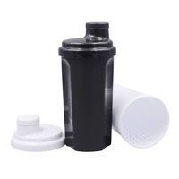 Gourde shaker protéinée personnalisée 500 ml sans BPA, anti-fuite, avec filtre en maille, qualité alimentaire, légère, pour gym, fitness, sport – Vente en gros usine OEM