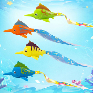 Juguete de buceo con forma de pez vela para piscina, juguete interactivo de entrenamiento subacuático para niños, juego de atrapar peces para baño y piscina, regalo. - Product Image 3