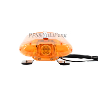 Mini lampe stroboscopique d'urgence, lumière d'avertissement, barre lumineuse ambre avec aimant pour ambulances et camions de pompiers