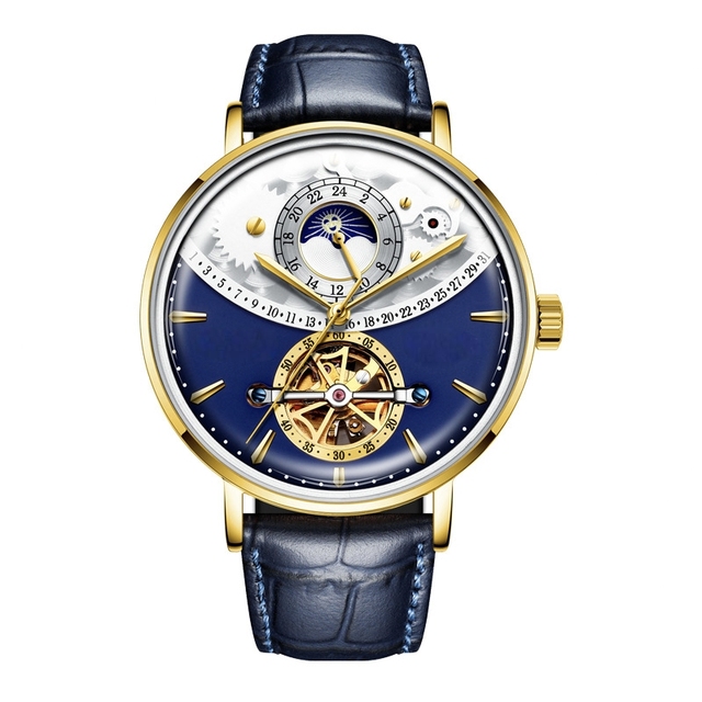 New Men's Watch Top Brand Luxury Leather Casual Quartz Watch