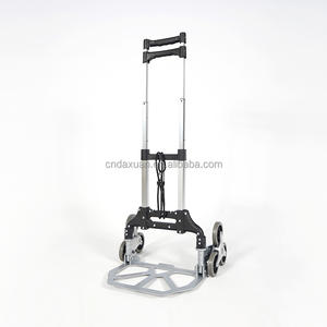 Portable 4 roues en aluminium chromé chariot Durable pliable chariot de Transport à main chariot pliant bagages Cargo Shopping - Product Image 2