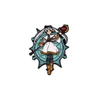 Épinglette en métal émaillé souple avec personnage d'anime mignon, badge décoratif pour sacs à dos et vêtements, accessoire de collection