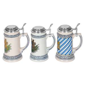 Domex Bierseidel Euler Bayernwappen mit Zinndeckel 0,5 l sortiert - Product Image 2