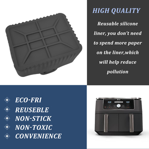 <strong>Air</strong> <strong>Fryer</strong> <strong>Silicone</strong> <strong>Pot</strong>,Food Safe Heat Resistant Easy Cleaning Non Stick <strong>Air</strong> <strong>Fryers</strong> <strong>Silicone</strong> Liner for Basket Accessories - Product Image 4