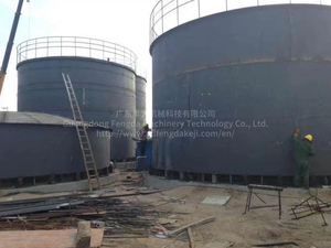 خزان تخزين زيت كبير بتصميم مخروطي رأسي من Fengda للبيع جديد 2024 - Product Image 4