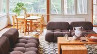 Italienisches minimalist isches osmanisches Sofa Modernes modulares Sofa minimalist isches Wohnzimmer zeitgenössisches Sofa garnitur modulare Möbel