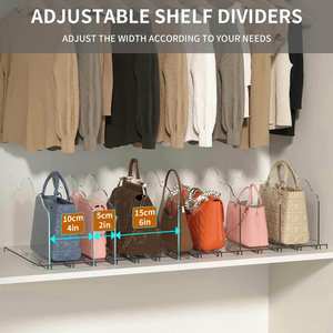 Custom Acrylic Standing Type Double Tier Bag and <b>Handbag</b> <b>Storage</b> Organizer <b>for</b> Living Room - Product Image 4