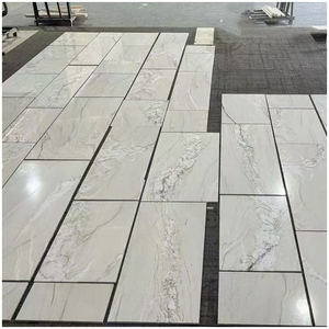 Carreaux <span class=keywords><strong>de</strong></span> quartzite blanc Mont Blanc exotique brésilien poli et taillé sur mesure pour salon, cuisine, hôtels, sols et murs <span class=keywords><strong>de</strong></span> bâtiments - Product Image 6