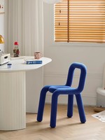 Nordique minimaliste métal salle à manger chaise lumière luxe créatif coude tabouret moderne loisirs Style maison meubles pour salon