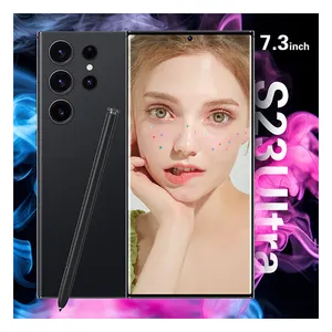 7.3 Inch S23ultra Real 5G Unlocked Android Mobile Smart Phone 16GB+1TB Dual Sim Touch Global 72MP+108MP Cameras phone