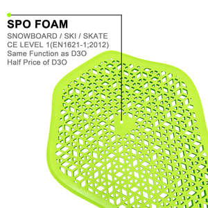 YOUNGSON Ce Level 1 Certified Spo Armor Pad <b>Back</b> Shoulder Elbow Knee Insert Pads <b>Protectors</b> For Motorcycle Snowboard E - Product Image 1