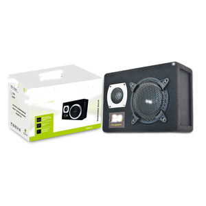 Caisson de basses actif MusicFire MF-1506 10 pouces en bois, haut-parleur audio pour voiture 12V - Product Image 2