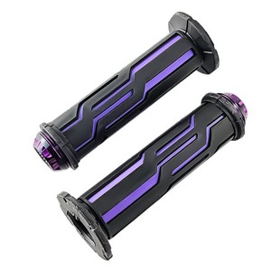 Qiangye <b>Motorcycle</b> Handlebar <b>Grips</b> 6 In Black Purple Universal Modification Parts For Off Road Vehicles And Skateboards - Product Image 4