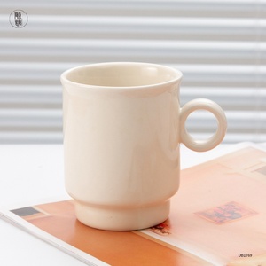 Customized Classic High-temperature Resistant Porcelain Mug Handle Microwave Safe Cartoon Pattern Office Coffee <b>Cup</b> Gift Item - Product Image 4