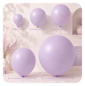 Ballons en latex de 5 pouces, forme ronde, couleur pastel, pour décoration de fête personnalisée, mariage, anniversaire, guirlande - Product Image 4