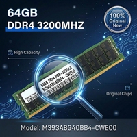 Kit de mémoire DDR4 64 Go 3200 MHz RDIMM, 64 Go de RAM DDR4 M393A8G40BB4-CWE, 64 Go de mémoire DDR4, 64 Go de RAM DDR4 3200 MHz, 64 Go de mémoire DDR4 pour serveur