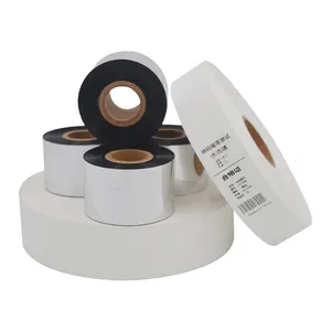 China Großhandel Thermo transfer band Roll Wash White Resin Ribbon für Carbon Ribbon Printer Labels