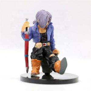 12cm Anime DBZ BWFC Future Trunks Action Figure Bleu Long Cheveux Trunks Figurine PVC Modèle Jouet pour Cadeaux - Product Image 4