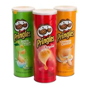 Batatas fritas Pringle de alta qualidade 110g lanches saudáveis comida batata lanches exóticos atacado batatas fritas Pringle para venda