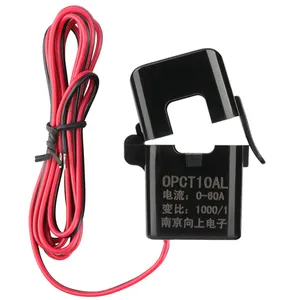 OPCT10AL 1000/1 2000/1 3000/1 mini split-núcleo do transformador de corrente série transformar fio de alta freqüência elétrica pequena ferida ct