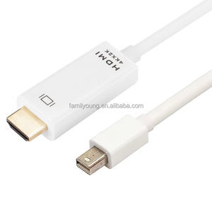 1.8m 4K * 2K Thunderbolt Mini écran mâle à HD-MI mâle câble adaptateur Mini DP à HD-MI câble pour <span class=keywords><strong>Macbook</strong></span> Pro <span class=keywords><strong>Air</strong></span> projecteur <span class=keywords><strong>TV</strong></span> - Product Image 2