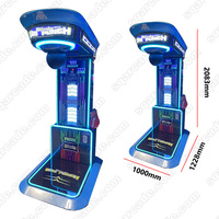 Machine de poinçonnage de jeu d'arcade à pièces Metal Dragon Fist 3 Machine d'arcade de boxe Machine de boxe de poinçonnage