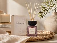Coffret Cadeau de Diffuseurs à Bâtonnets Carrés 50ml 100ml 200ml en Verre, Ventes Flash, Diffuseurs Naturels de Luxe pour la Maison avec Bouchon Couronne