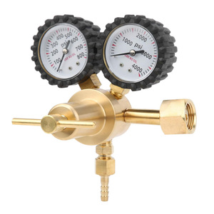 Régulateur d'azote 0-800 PSI en laiton CGA580 monophasé avec manomètre pour le contrôle de la pression d'azote - Product Image 5
