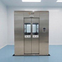 Cabine de douche d'air automatique en acier inoxydable 304 pour salle blanche, équipement pour usine de transformation alimentaire