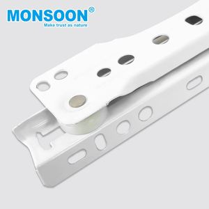 Chất lượng cao đồ nội thất tủ dưới núi ngăn kéo trượt kim loại sơn tĩnh điện Con lăn Trắng ngăn kéo Slide - Product Image 5